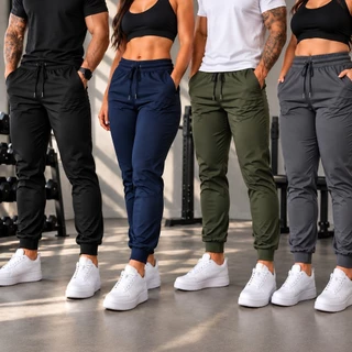 Calça Masculina Jogger Dry Fit Academia Treino Unissex Fitness Esportiva Corrida Elastano Flexivel Poliamida