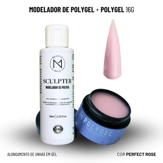 KIT Iniciante POLYGEL(6 cores) - 1 Polygel 16g + 1 Sculpter Modelador 60ml | Alongamento de unha gel em Oferta na Shopee