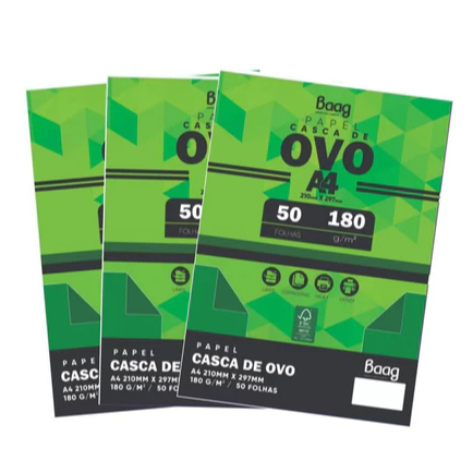 Papel Casca De Ovo A4 180G Branco Com 50 Folhas Para Convite ...