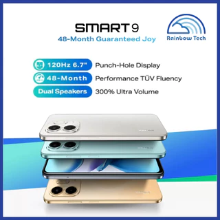 Infinix Smart 9 4G– Tela 6.7'' 120Hz, 128GB, 8GB RAM