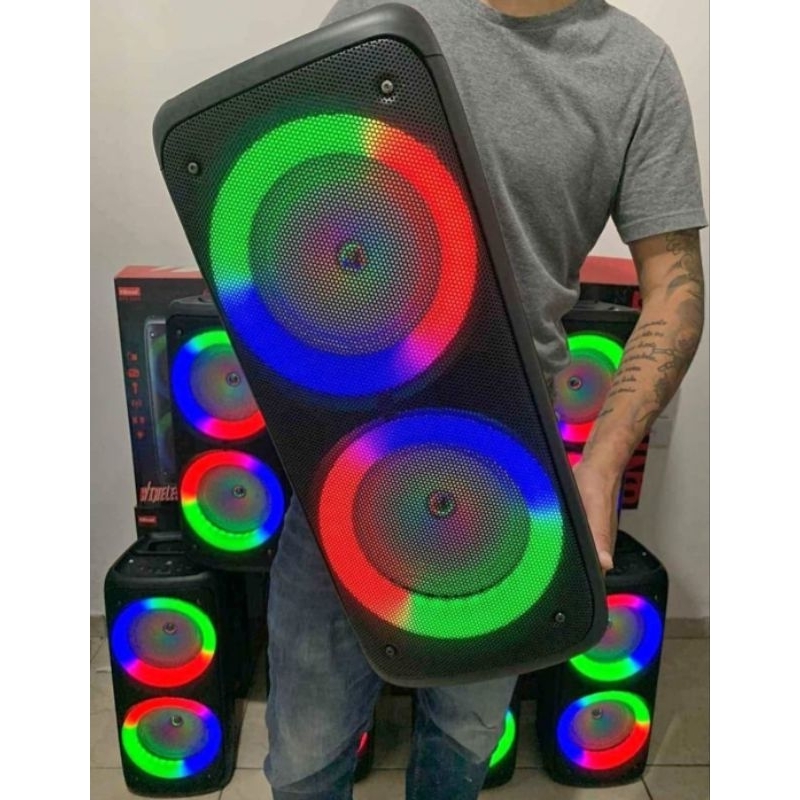 a mega caixa de som potente amplificada com 400w 55 centímetros ...