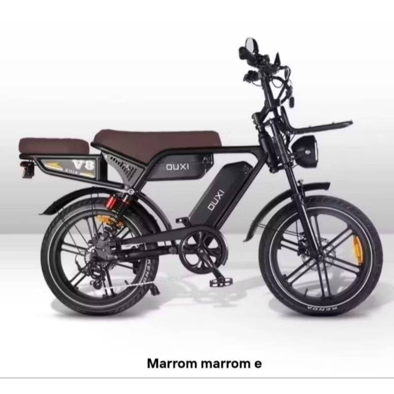 Bike Elétrica Ouxi V8 Ultra - Estilo Retro e Máximo Conforto | Shopee ...