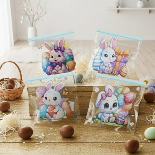 KIT 50 SAQUINHOS EMBALAGEM AUTOADESIVOS INFANTIL PÁSCOA FESTA ANIVERSÁRIO PACOTINHO DECORAÇÃO em Oferta na Shopee