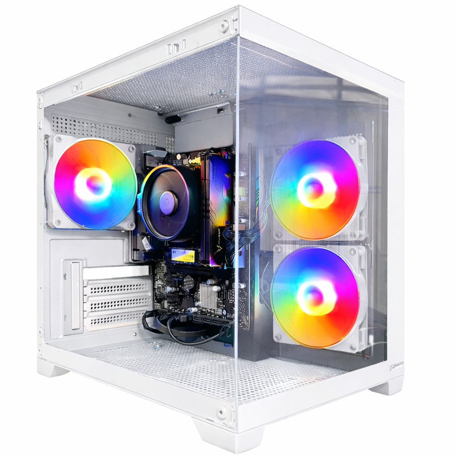 PC GAMER WHITE LOTUS AMD RYZEN 5 8500G/B650M/32GB DDR5/NVME 500GB ...