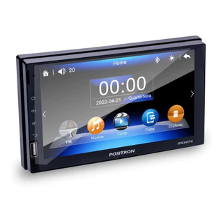 Central Multimídia Pósitron Sp8345th Bluetooth Espelhamento