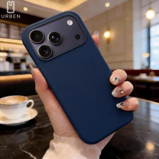 Capa de Couro com Anel Magnético MagSafe + Película Lente Forro AveludadoiPhone 17 Pro Max AIR