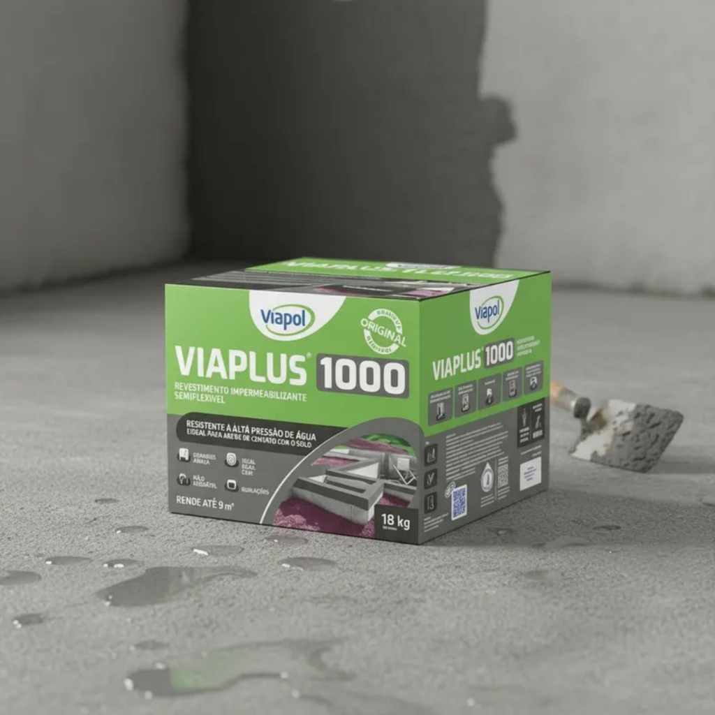 Viaplus 1000 Revestimento Impermeabilizante 4 e 18Kg - Viapol | Shopee ...
