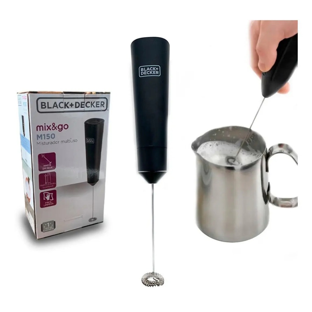 Mixer Portátil Black Decker Misturador Multiuso M150-br