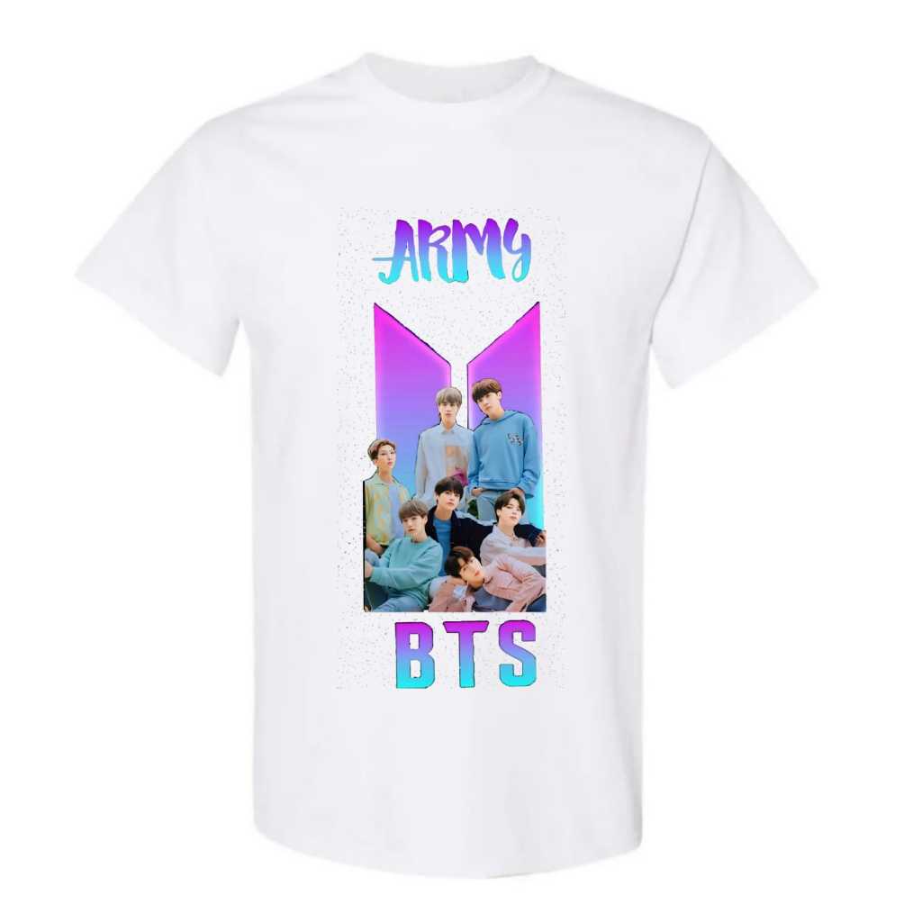 Camiseta BRANCA Suga BTS Min Yoongi Agust D D-Day 100% Algodão