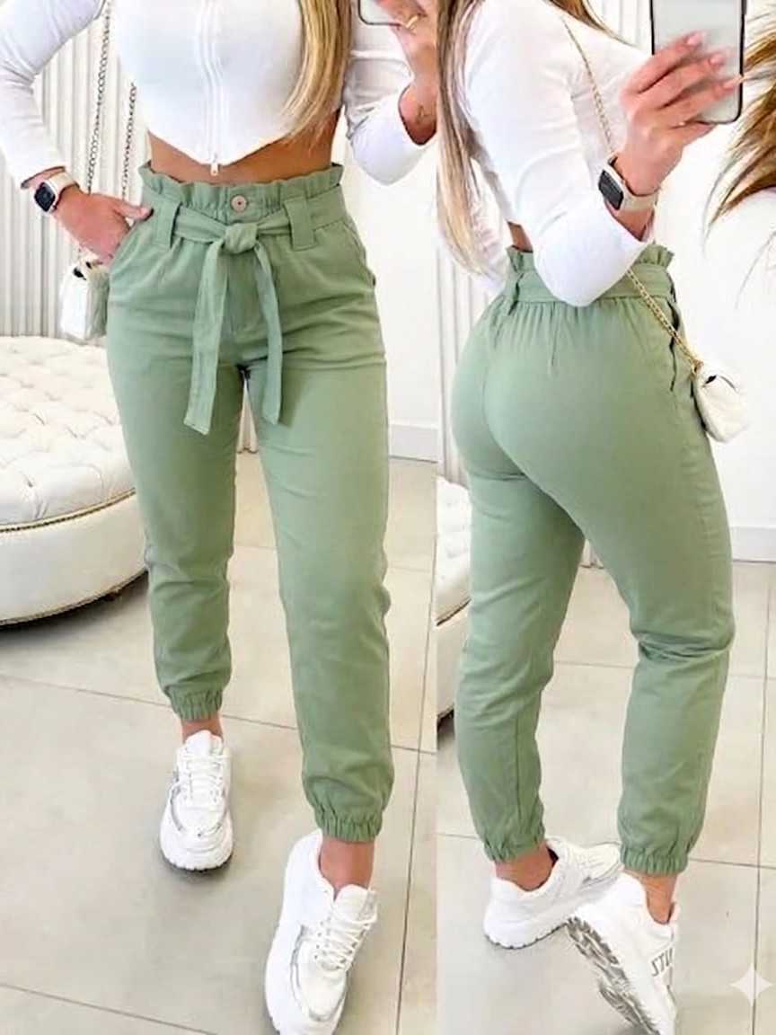 Calça Feminina Jogger Tecido Alfaiataria Premium Super da Moda Mulheres ...
