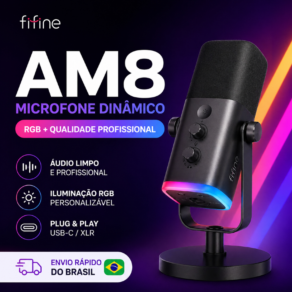 Microfone Fifine Am8 em Oferta | Shopee 2026