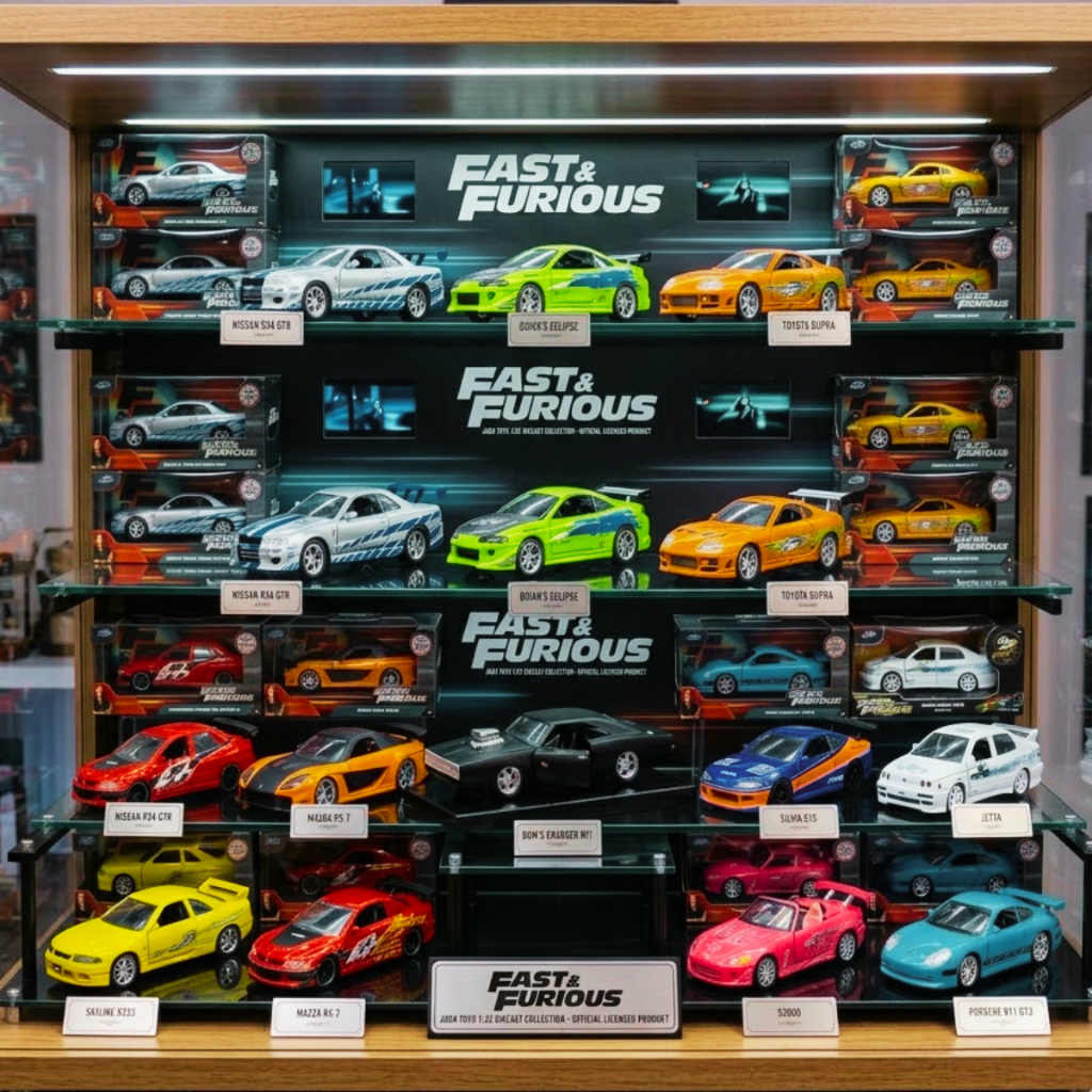 Miniatura Jada Velozes E Furiosos 1:32 Die Cast Abre Porta Nissan