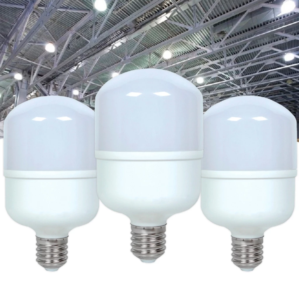 Kit 3 ou 6 Lâmpadas Led 50w Bulbo E27 6500k Branco Frio Bivolt