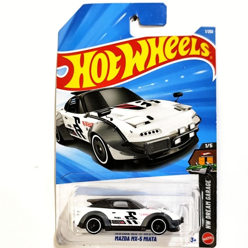 Hot Wheels - Mattel - Carrinho Mazda RX-7, MX-5, RX-3, Savana