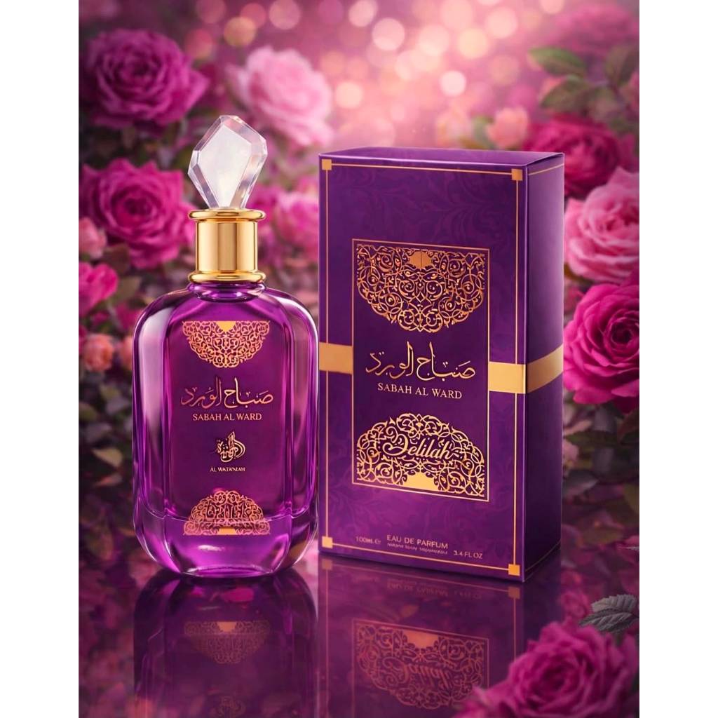Sabah Al Ward Delilah Perfume Árabe Al Wataniah 100ml O ORIGINAL