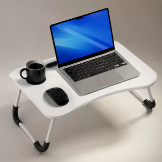 Mesa Notebook Multiuso Portátil Com Suporte Para Copo