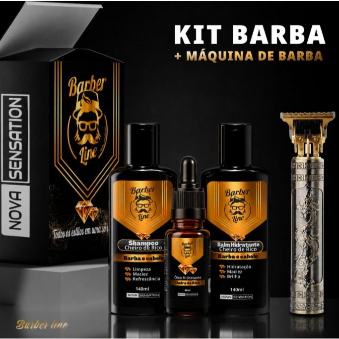 Kit Barba Cheiro de Rico