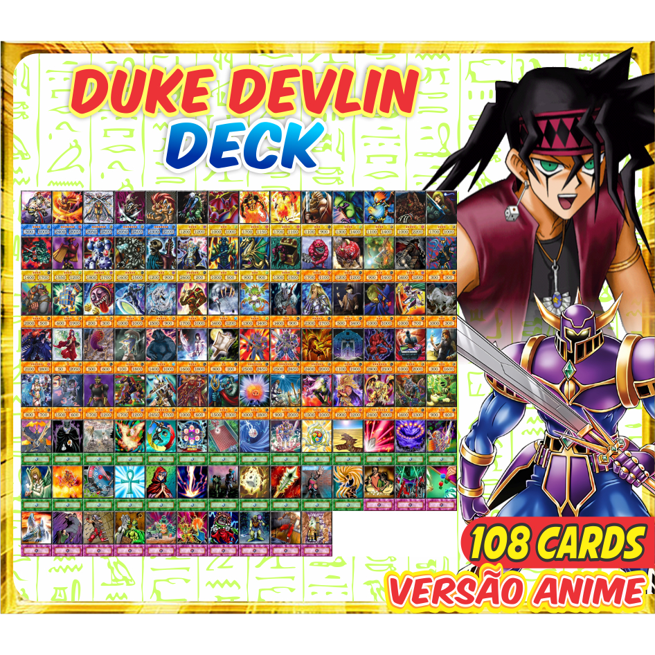 yugioh duke deck (110 Cards) +27 Raro, Caixa & Campo à montar Duke Devlin | Yu-Gi-Oh! Wiki