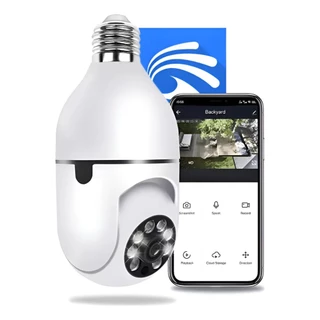 Câmera de Segurança Lampada Wifi Ip Aplicativo Yoosee com Visão Noturna e Resistente a Água