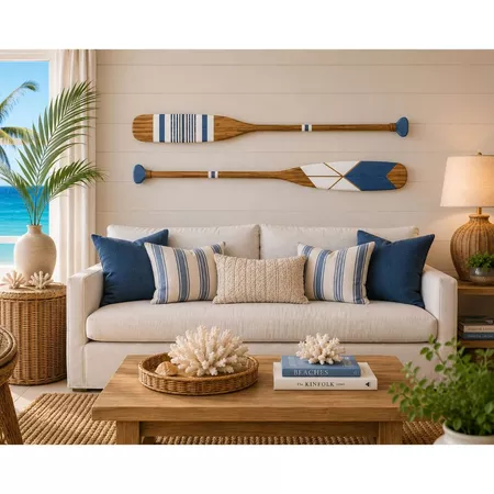 Kit 2 Remos Decorativos 100 cm