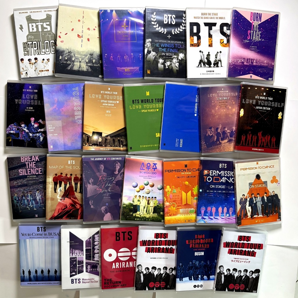 DVD BTS Arirang Live Movie Red Bullet Wings Tour World Break