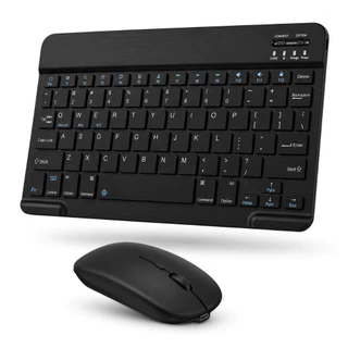 Teclado e Mouse Bluetooth Sem Fio – Kit Compacto e Prático para PC, Celular e Tablet