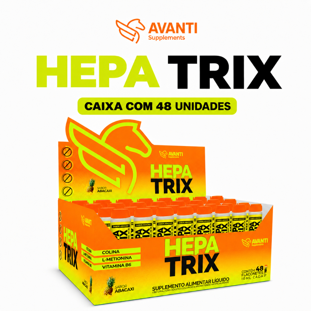 Hepatrix Hepatoprotetor com Colina, Metionina e Vitamina B6 – 48 ...