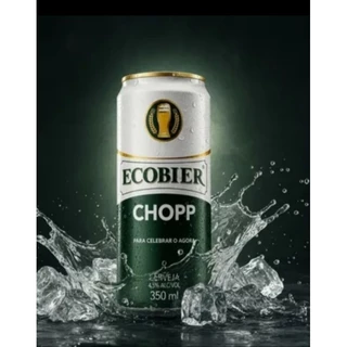 Cerveja Chopp Ecobier Lata 473ml Kit 6 Unidades Gelada | Ideal Churrasco Festa Bar | Promoção Limitada