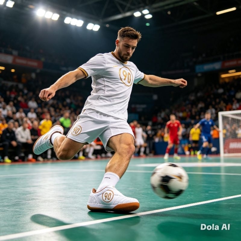 Chuteira Futsal Salão Total 90 colada e costura Quadra salão | Shopee ...