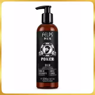 Felps Men Balm Bomba Para Barba E Cabelo Poker 230g