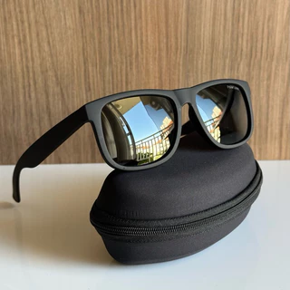 Óculos de Sol com Lente Polarizada Masculino Proteção UV Anti Reflexo Pesca