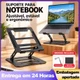 Base para Notebook Giratória 360° em Alumínio Ajustável e Ergonômica para Laptop de 10 a 17 Polegadas