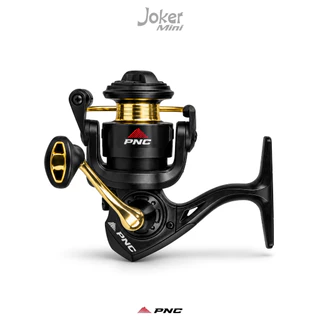 Molinete Pesca Pnc Joker Mini Preto 4 Rolamentos Alumínio Ultra Light