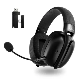 Fone De Ouvido Headset Gamer Sem Fio Wireless 2,4GHz Bluetooth Ultraleve Mintak Pro Titorion