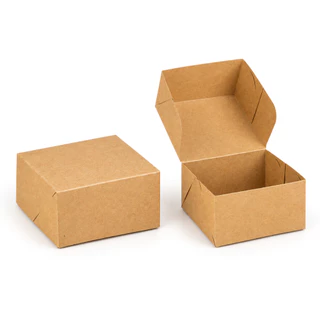 10 Caixas para Presente, doces e outros 11x11x6 cm - Kraft