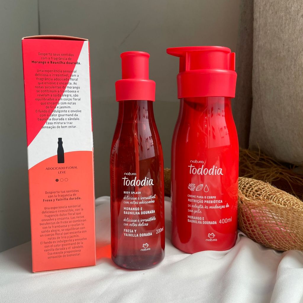 Kit Natura Tododia – Hidratante + Body Splash (Várias Fragrâncias