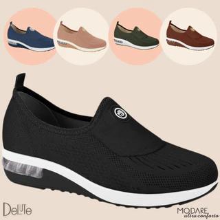 Tênis Feminino Modare Slip On Casual Ultra Conforto Esportivo Amortecedor de Impacto com Gel Tech em Oferta na Shopee