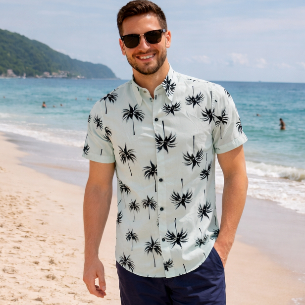 Camisa Masculina Social Linho Premium Liso Verão Luxo Slim Fit