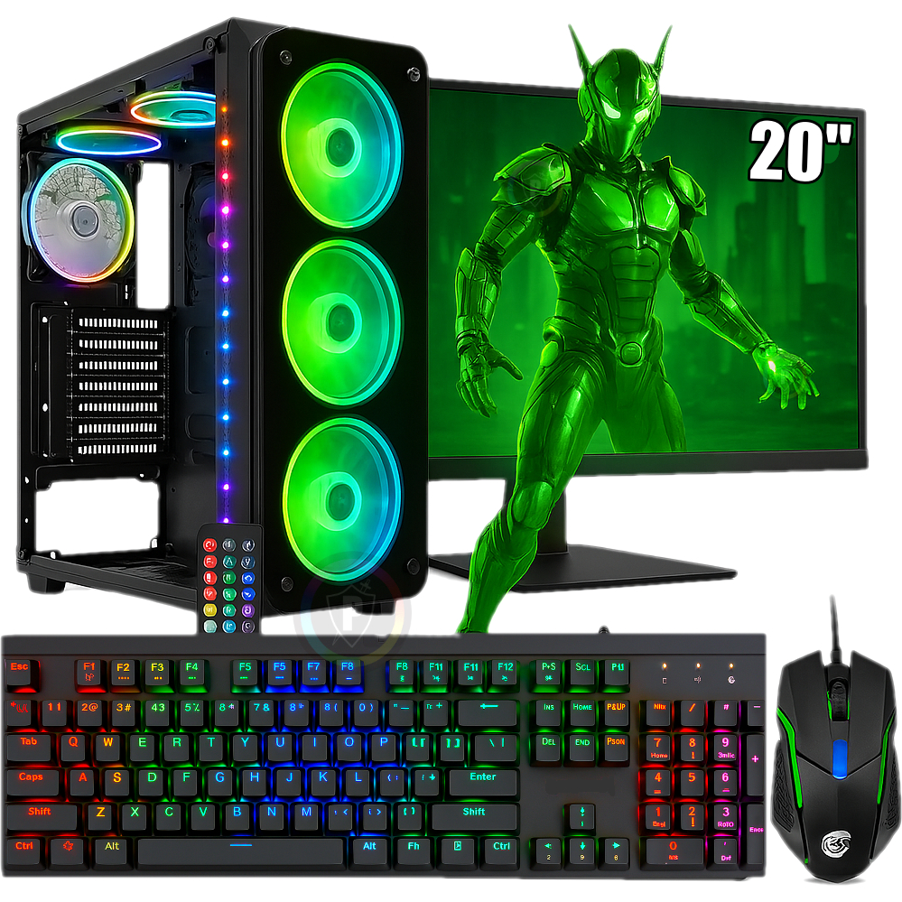 Pc Gamer Completo Intel I7 3.8ghz / Placa Video Rx 580 8gb / 16gb