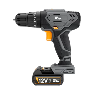 WAP Parafusadeira E Furadeira De Impacto WAP WF 12K4.2 12V 10mm 3/8” 18 Níveis de Torque 22000 BPM Maleta Acessórios
