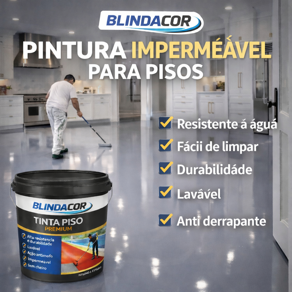 Tinta Para Piso Premium 18 KG Antiderrapante Máximo Rendimento ...
