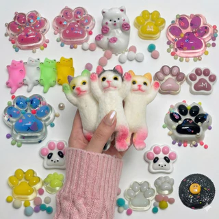 Squishy Brinquedos Sensoriais Slime de patinha e ursinho Squeeze Mochi em Oferta na Shopee