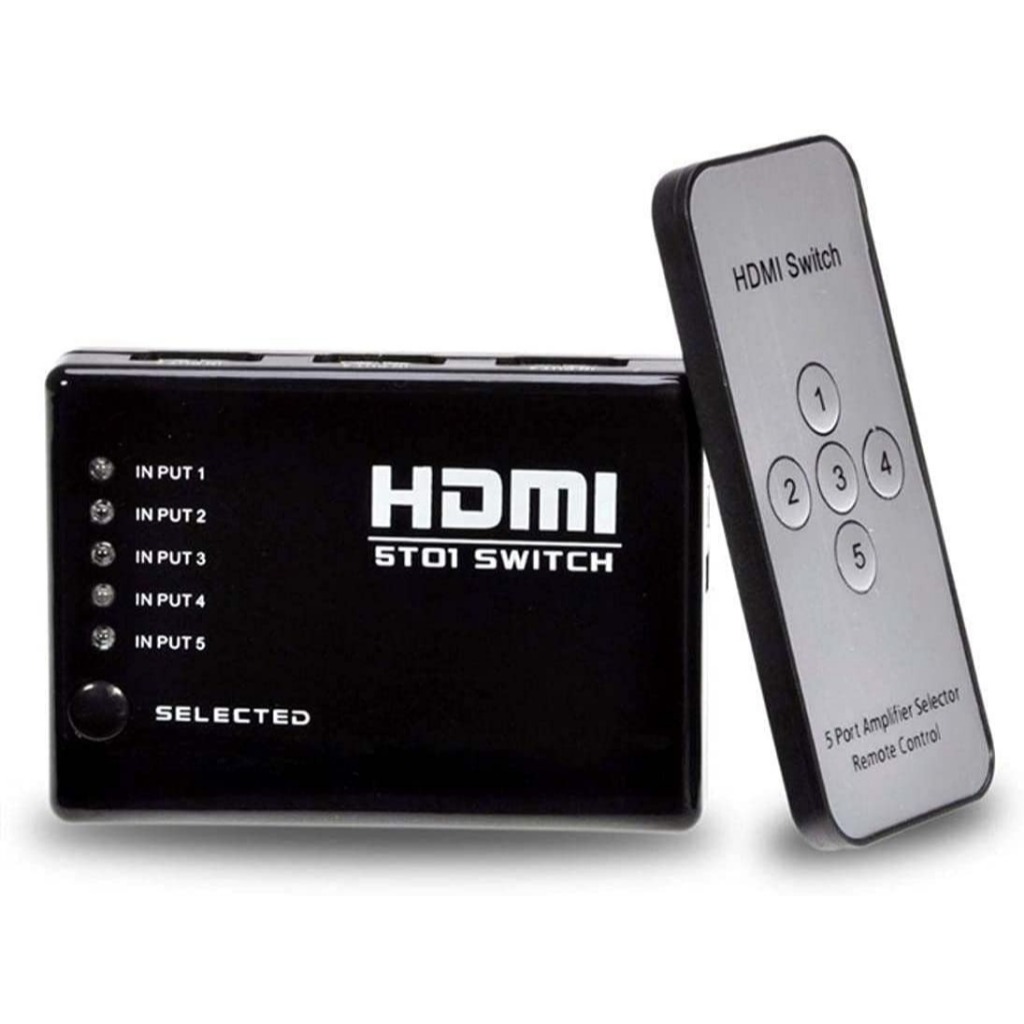 Mini Hub Switch HDMI 5 portas (CAIXA ABERTA) | Shopee Brasil