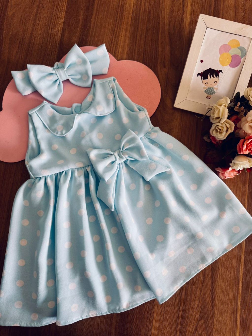 VESTIDO INFANTIL BABY BEBE RN MENINA CRIANÇA | Shopee Brasil