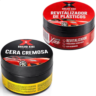 Cera Automotiva Carnaúba Polimento Riscos E Queimados Espelhamento Cerâmico e Revitalizador de Plástico Para Choque