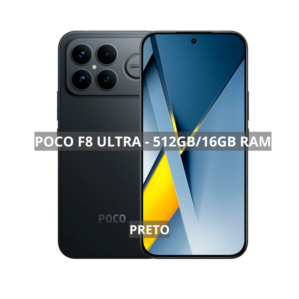 Xiaomi Poco F8 Ultra 5G, Versão Global, Processador Snapdragon® 8