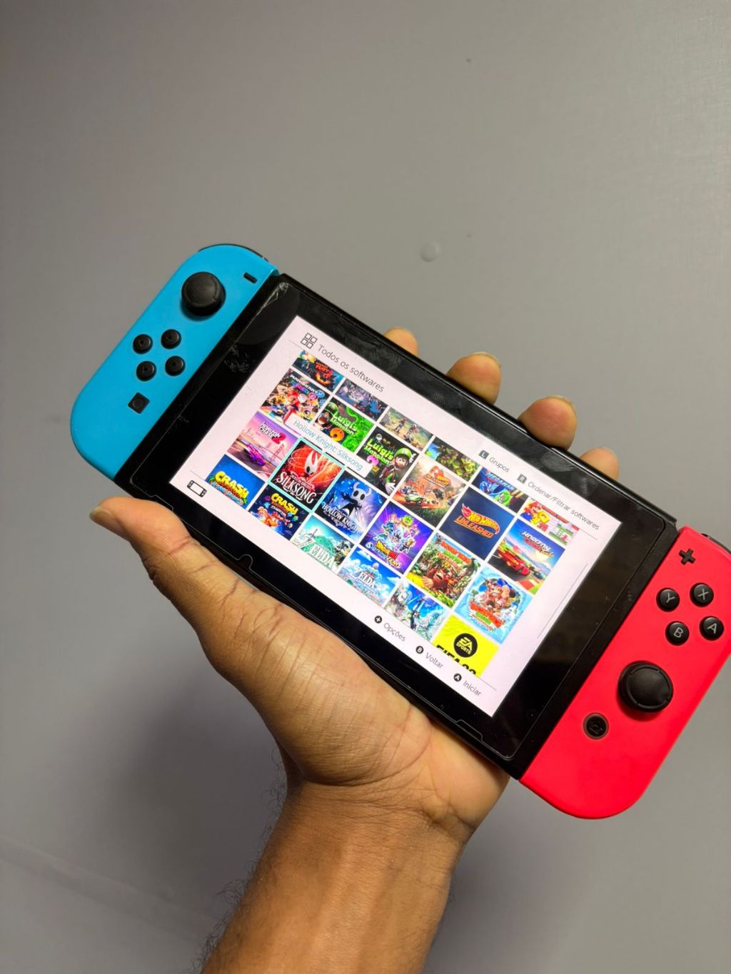 Nintendo Switch Desbloq Dualboot + Cartão MicroSD + Jogos