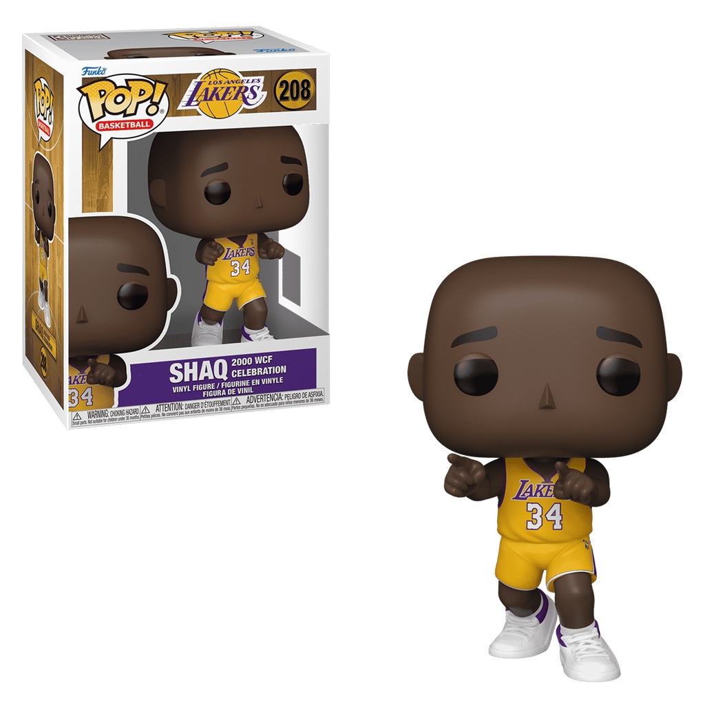 FUNKO POP NBA LAKERS SHAQ QUILLE O,NEAL CELEBRATION 208 NOVO