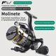 FW Molinete De Pesca De Metal EVA HE1000-7000 Max Arraste 10kg Cana Em Água Salgada