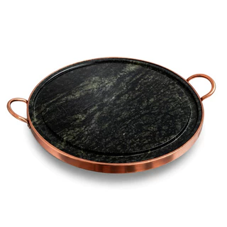 Grelha Chapa de Pedra Sabão 32cm e 27cm Grandes